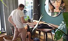 mmm babe asandra's tongue dives deep into that wet pussy love this first bite cunilingus