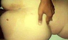 Las Vegas pickup leads to big black cock deepthroating, bent over ass pounding, and creampie orgasm for busty ebony