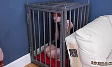 goth teen bound for extreme anal training in bdsm domination