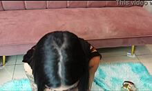 Meia-irmao, watch your tight meia-irma bent over gamer chair taking fat cock doggystyle!