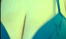 chubby latina gf gets dildo facefucked then tittybanged hard