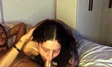 big ass hottie takes thick creampie load stirred deep in her pussy