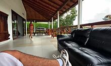 Carla Morelli gets interracial POV pounding from my husband's best friend outdoors till creampie.