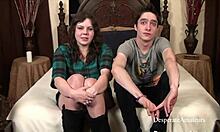 Raw Casting Amateurs Fuck Hard for Cash First Time Naughty Sluts