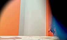 mexican stepsister's perfect body upskirt in miniskirt gets voyeur lingerie tease