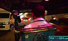 Tiny Filipina Blonde MILF Picked Up Bent Over Doggystyle Sex