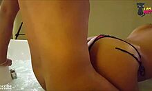 FUCKING MY LOVER RAW IN SHOWER! CREAMPIE BENT OVER DOGGY?