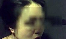 damn this asian slut wife stuffs dildo and vibrator deep in gym shower workout