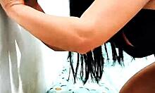 halloween interracial oil titjob from hot white stepdaughter to hung black stepdad