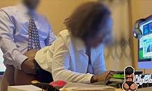 hey big ass ebony, wanna fuck your supervisor doggystyle at work every day??