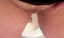 ever wondered what my pierced milf pussy looks like gushing pee right in the toilet close up?
