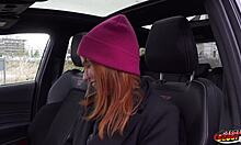 german scout skinny redhead teen foxy takes loud first anal at casting