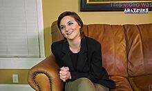 kylie deepthroats monster cock then gulps down every drop of cumshot