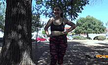 Busty Gigi Lust Works Out Then Takes Coach's Rough Doggystyle Pound