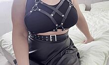 check out this exclusive clip where stepmom sneaks away to rub her big tits and wet pussy furiously