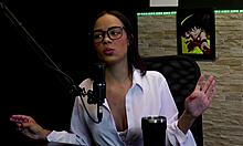 Naughty interview turns wild with Alice Vasconcelos and Vovo Moai part 3