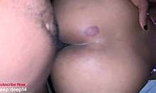 Ebony Slut's Pussy Creams Hard on Massive Black Dick Thrusts