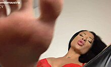 ill kick your pathetic german face while humiliating you with femdom feet spitting pov brunette amateur european fetish