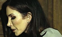 stepmom joins petite teen for shaved pussy licking and threesome