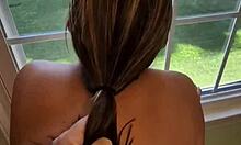 I can't stop teasing my pussy then take that huge facial load