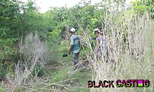 caught locals fucking wildly outdoors in african bush drama 😲🌿