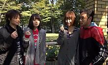 couple plays hot japanese game fucking wildly in boat then car