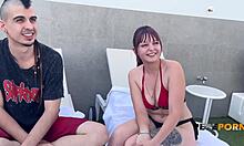 Teenage Spanish Brunette Couple Hardcore Bent Over Deepthroat Rough Doggystyle Missionary Big Ass Quickie