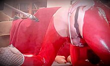 Jett Hoover Locks Chastity Cage Punishes Ass with Machine Dildo Fist Piss Electro Orgasm