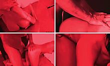 Chariya takes four anal poundings and craves every thrust in red room