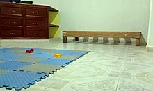 Curvy neighbor cleans curvy latina style