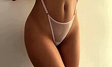 colombian 19yo teen rips clothes teasing daddy into nude dance!