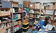 Petite teen thief, wanna feel this burglar cock plow your tight pussy?