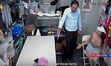 CUM-FACED SHOPLIFTER SLAY KAY FUCKS COP JUAN LARGO HARD TO ESCAPE JAIL!