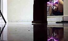 Exotic latina wife from venezuela teases in videollamada showing off her big tits and wet pussy close-up