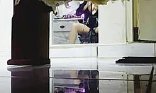 Exotic latina wife from venezuela teases in videollamada showing off her big tits and wet pussy close-up