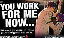 boss drags you back to breed deep moaning roleplay