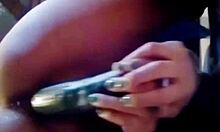 she gets me so hot i masturbate with cucumber on her juicy latina pussy