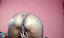 sexy slim ebony takes friend's thick cock deep