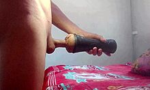 hey check out this guy testing his new fuck doll