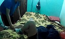 i suck her pussy in bed then fuck missionary and doggy 😍🍆💦 homemade latina couple action