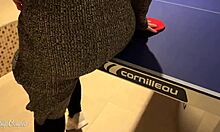 in the game room this cute bbw mother-in-law ditches the game for sloppy deepthroat on huge cock publicly