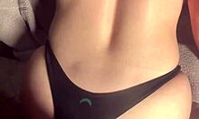 College slut creaming hard on dick fucked over dining table whoa