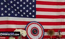 stepdaddy catches rion redhead slutty teen in kinky 4th of july taboo holiday fuck