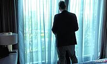 Big butt curvy dirty German Maria Gail raw hotel date pounding