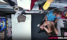 Lifter pays with mouth on cock after sneaker theft punished doggystyle