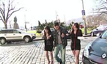 white couple invites friends for first bbc double penetration orgy party