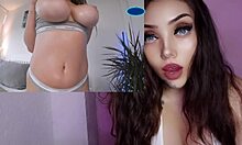 Her big tits bounce wildly as latina gf rides cock to creampie orgasm