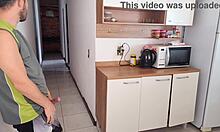 i risked fucking my cuckold's best friend while he showered casually