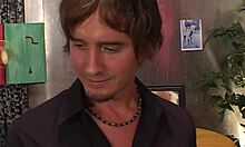 Mommy milf's shaved pussy gapes from threesome anal riding and deepthroat cocks!