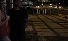 Rough anal group fucks teen outdoors in hd bondage